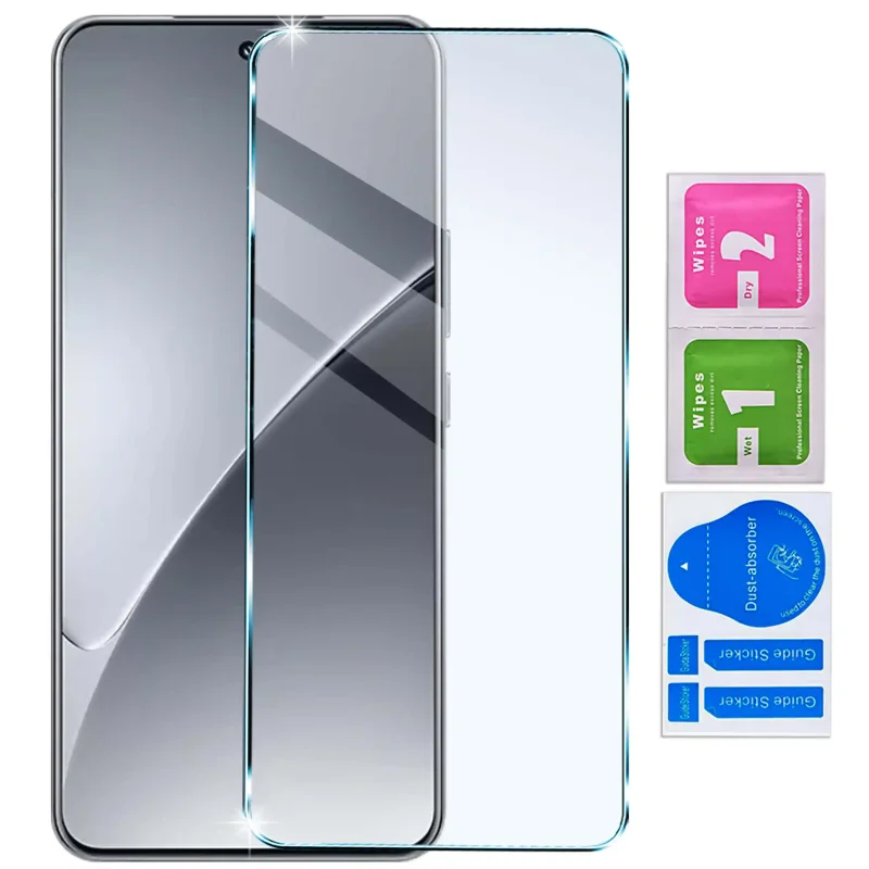 Szkło hartowane 9H do Xiaomi 15 Pro: zestaw ochronny z akcesoriami montażowymi