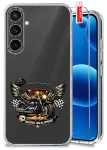 Etui do Samsung Galaxy S23 FE przezroczyste różne wzory dla Taty ze szkłem