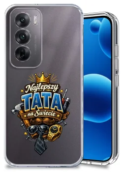Etui do Oppo Reno 12 5G przezroczyste różne wzory dla Taty