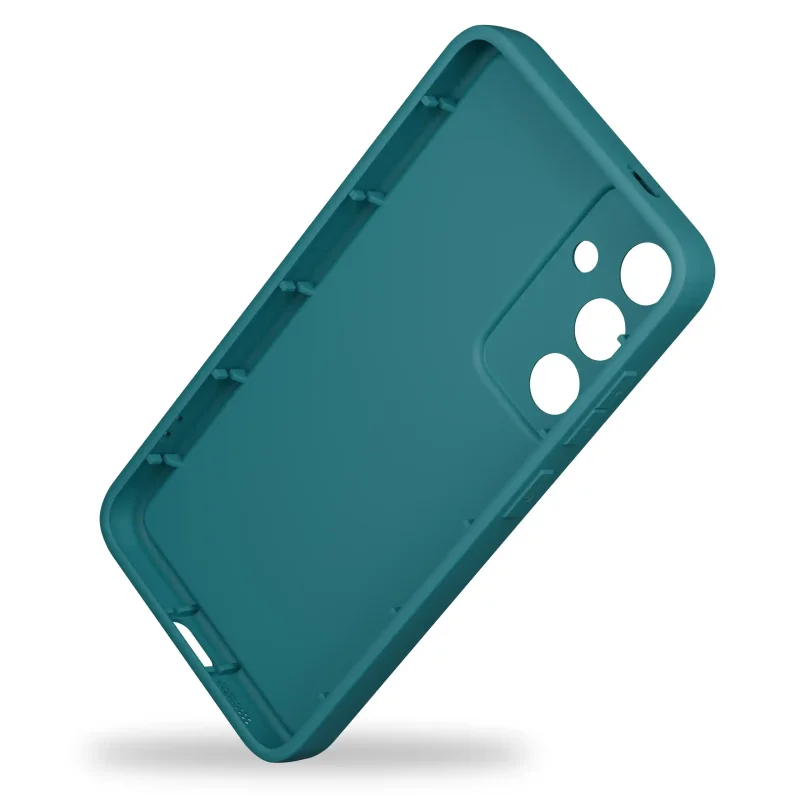 Wnętrze zielonego etui silikonowego do Samsung Galaxy S26 z elastycznego tworzywa