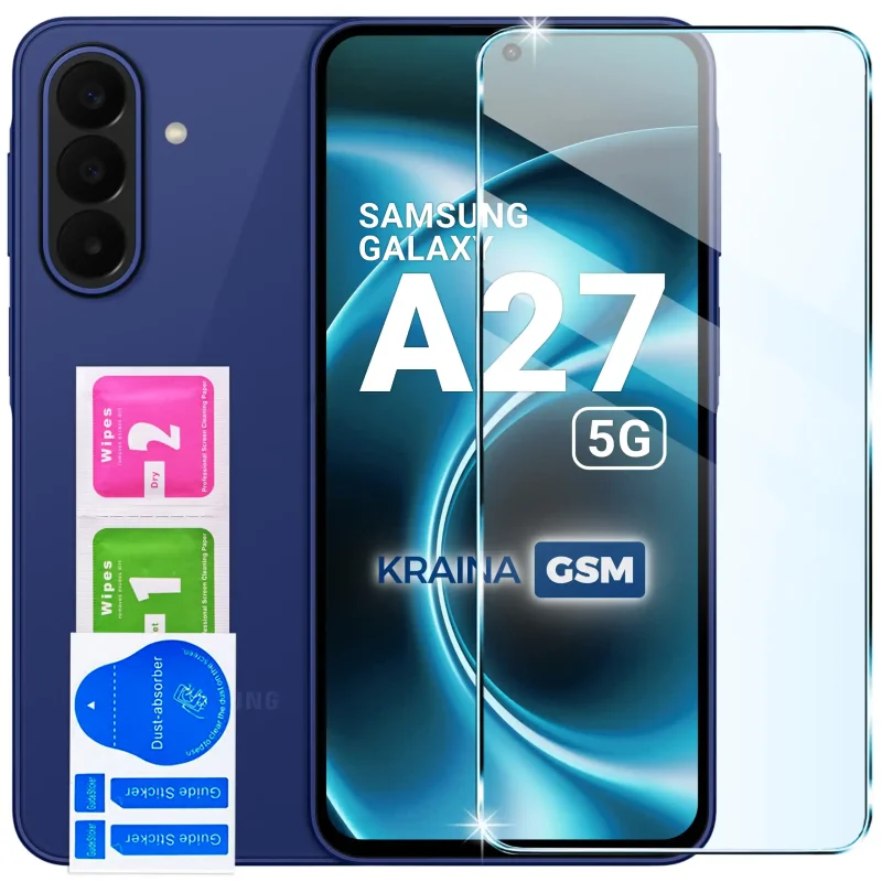 Szkło hartowane 9H do Samsung Galaxy A27 z kompletem akcesoriów montażowych