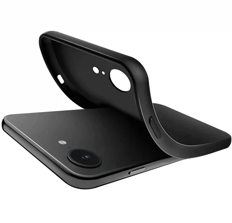 Miękkie, elastyczne etui silikonowe do iPhone 16e / 17e z matowym wykończeniem