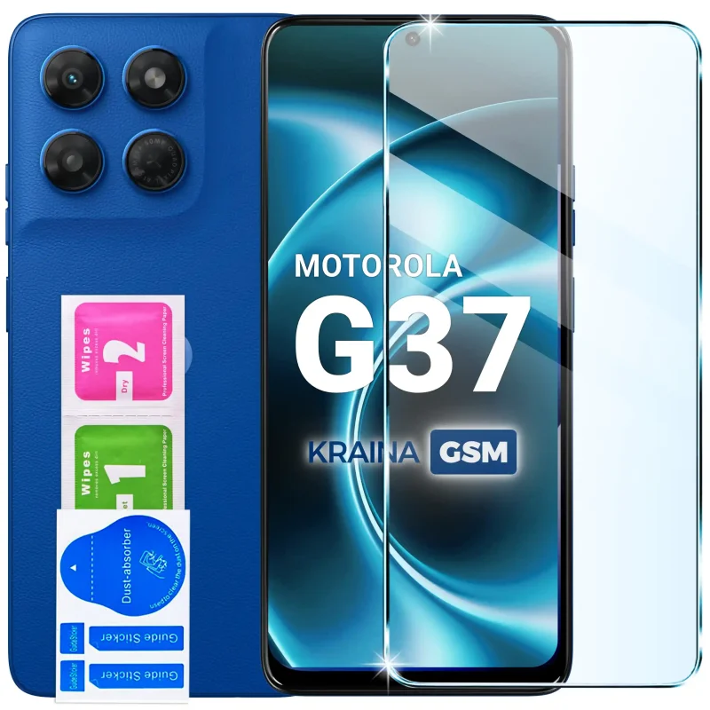 Szkło hartowane do Motorola Moto G37 z zestawem do montażu