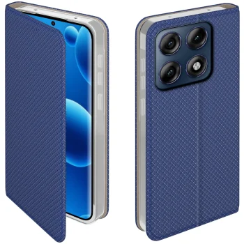 Etui do Motorola Edge 70 Pro 5G granatowe zamykane
