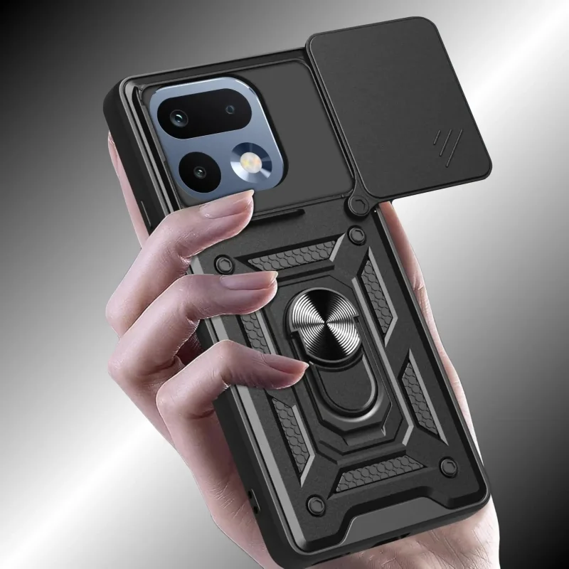 Ring 360° w etui pancernym Realme 16 Pro 5G zapewniający wygodny chwyt podczas korzystania z telefonu