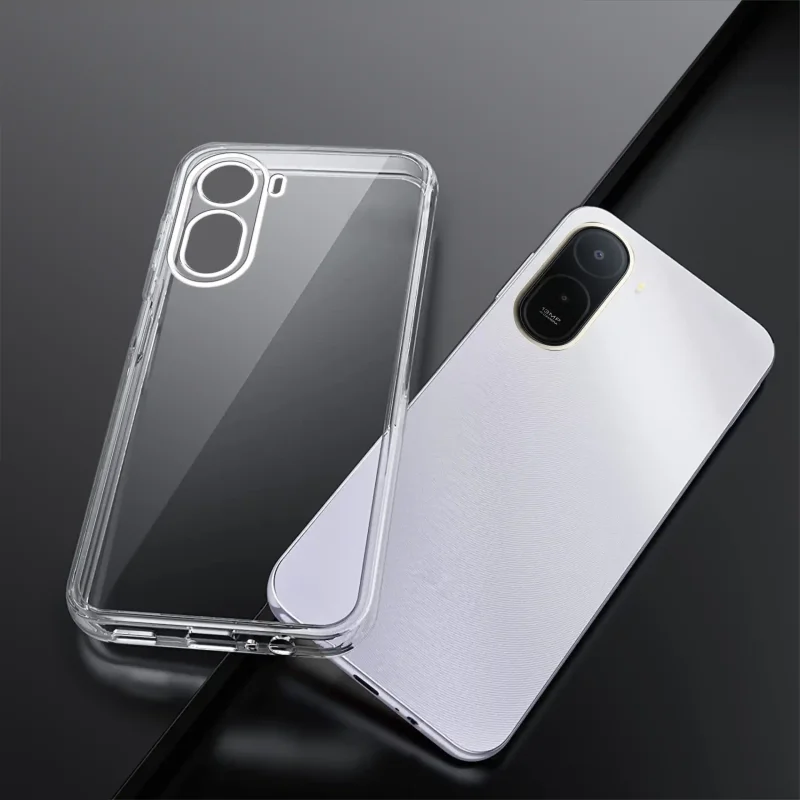 Xiaomi Redmi A7 Pro i przezroczyste etui wzmacniane