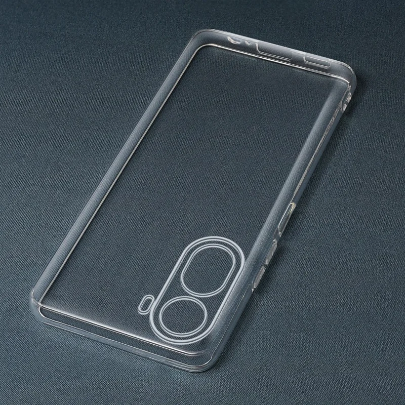 Transparentne etui ochronne do Xiaomi Redmi A7 Pro – widok samego case’a z wycięciem na aparat i porty