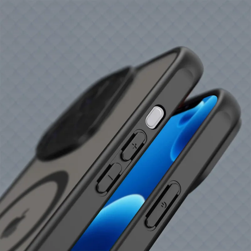 iPhone 11 etui MagSafe czarne - ochrona obiektywów, podwyższone ranty