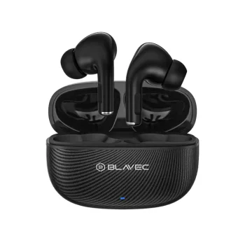 Bezprzewodowe słuchawki dokanałowe Blavec Bluetooth czarne TWS z mikrofonem