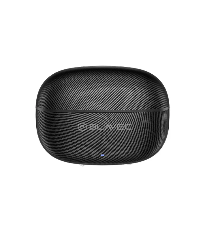 Etui ładujące USB-C do bezprzewodowych słuchawek BLAVEC TWS Bluetooth czarne carbon