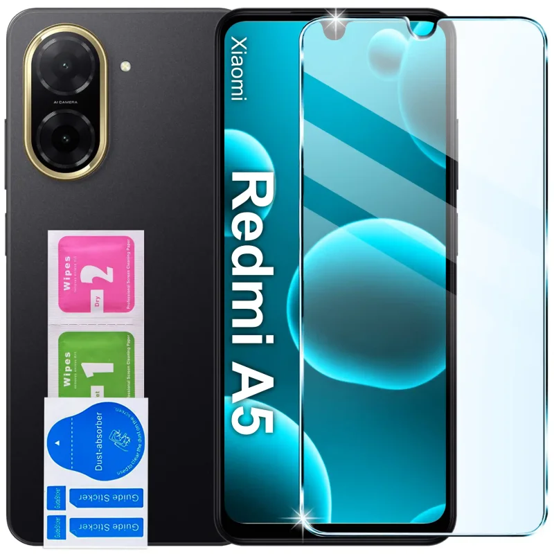 Szkło hartowane 9H do Xiaomi Redmi A5 z zestawem do montażu