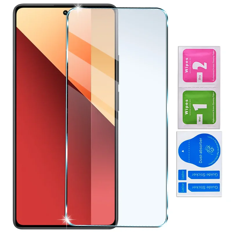 Szkło hartowane 9H do Xiaomi Redmi Note 13 Pro 4G z zestawem do montażu