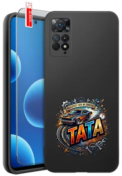 Etui do Xiaomi Redmi Note 11 Pro różne wzory dla Taty ze szkłem