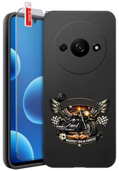 Etui do Xiaomi Redmi A3 różne wzory dla Taty ze szkłem