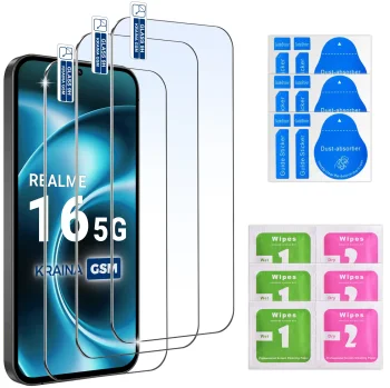 Zestaw 3 szkieł hartowanych do Realme 16 5G