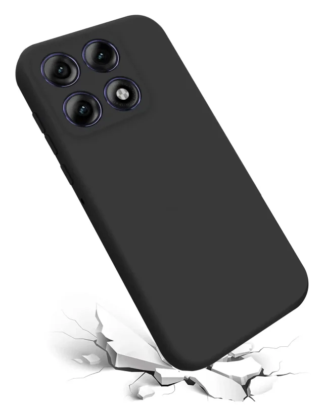 Elastyczne etui Motorola Edge 70 Pro 5G odporne na uderzenia amortyzacja upadku czarne