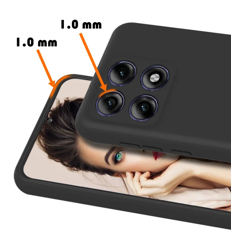 Etui Motorola Edge 70 Pro 5G podwyższone ranty ochrona aparatu i krawędzi 1 mm