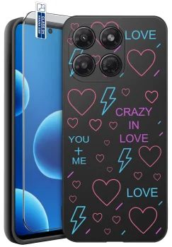 Etui do Motorola Moto G37 różne wzory walentynkowe ze szkłem