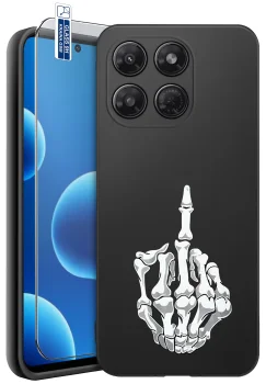 Etui do Motorola Moto G37 różne wzory Halloween ze szkłem