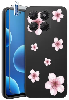 Etui do Motorola Moto G37 różne wzory wiosenne ze szkłem