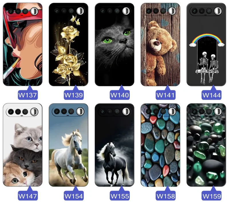 Fajne wzory na etui do Realme 16 5G: konie, miś, róże