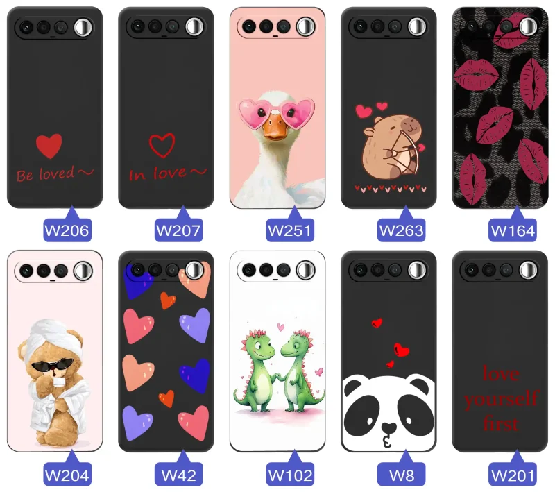 Różne etui z motywem miłości do Realme 16 5G: romantyczne napisy, serca, słodkie zwierzęta