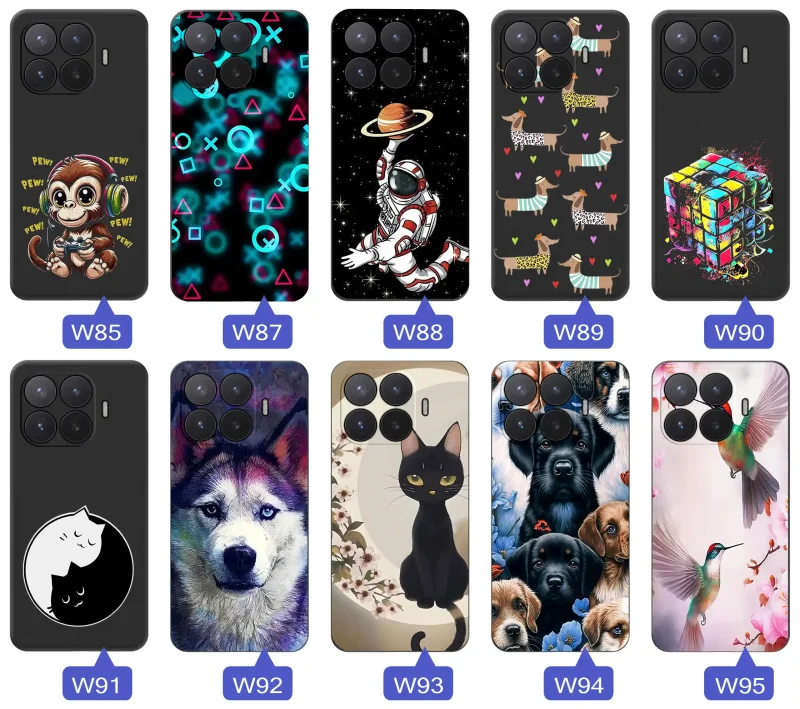 Wzorzyste etui do Xiaomi 17T: motywy zwierząt, roślin, postaci i nowoczesnych ilustracji w intensywnych kolorach