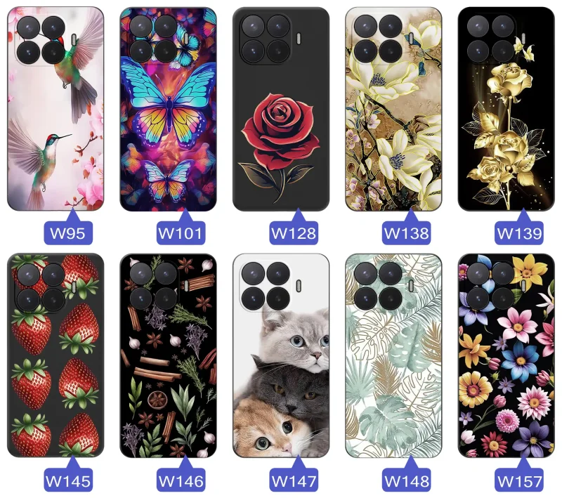 Różne etui dla Babci do Xiaomi 17T: rośliny, róże i kolorowe kompozycje
