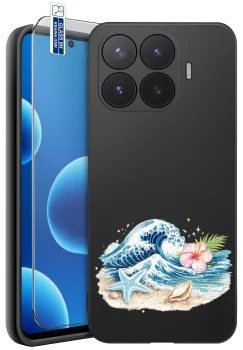 Etui do Xiaomi 17T różne wzory wakacyjne ze szkłem