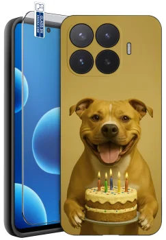 Etui do Xiaomi 17T różne wzory z psem ze szkłem