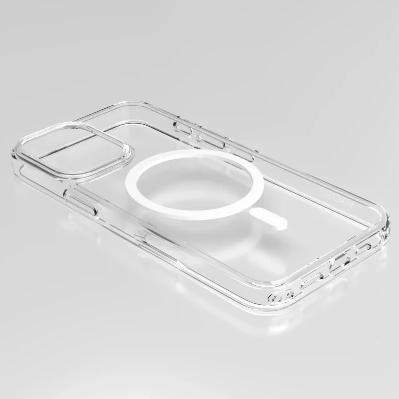 Przezroczyste etui OSOVA do iPhone 17 z wbudowanym magnesem MagSafe