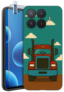 Etui do Xiaomi 17T różne wzory z autem ze szkłem
