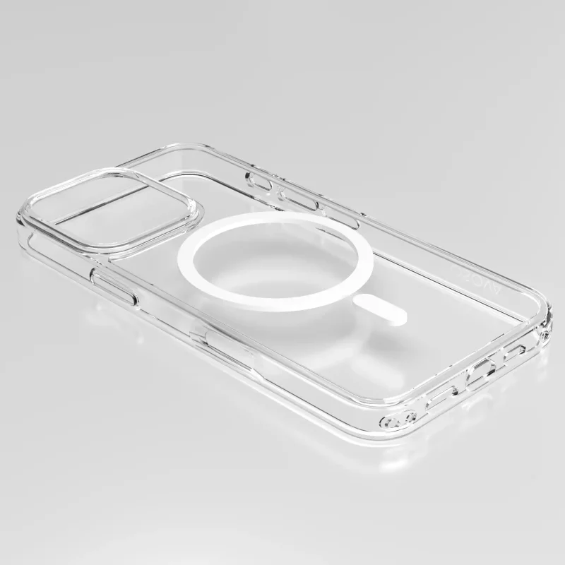 Przezroczyste etui OSOVA do iPhone 16 Pro z wbudowanym magnesem do MagSafe