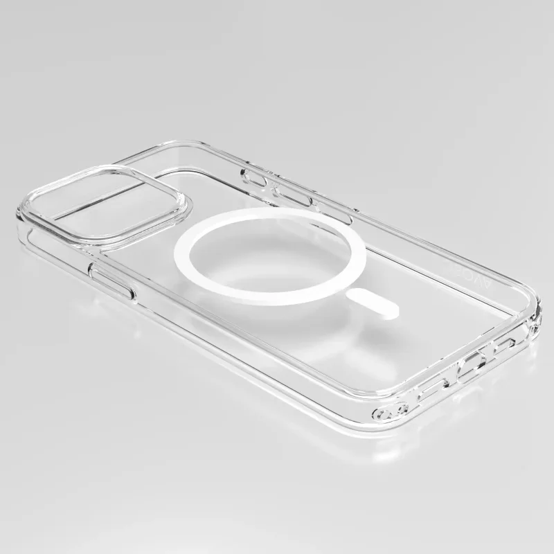 Przezroczyste etui OSOVA do iPhone 13 / 14 z wbudowanym magnesem MagSafe
