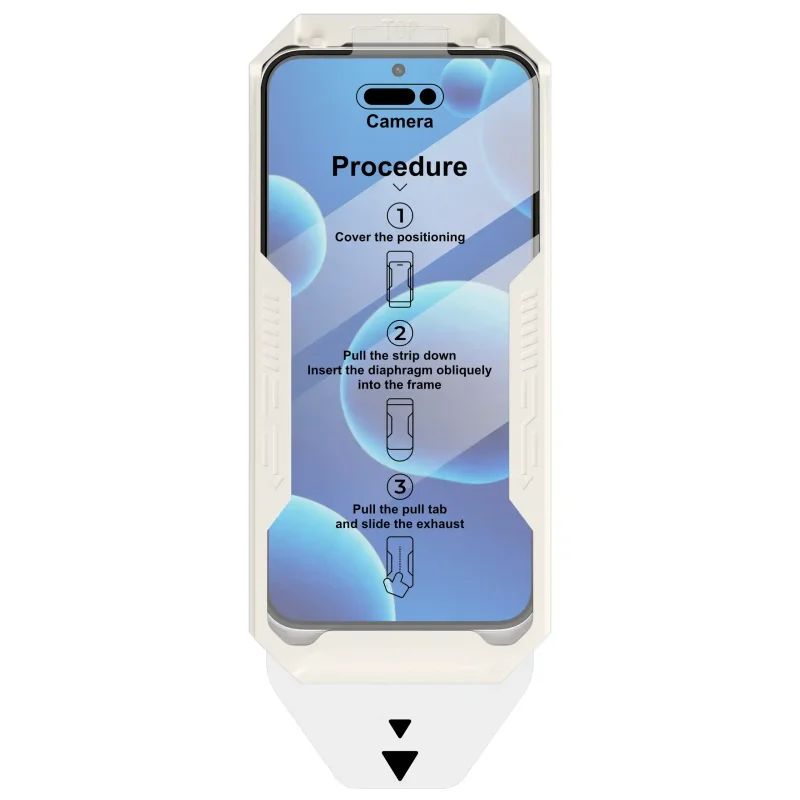 Aplikator do montażu szkła hartowanego na ekran Samsung Galaxy S26 w zestawie OSOVA 3w1