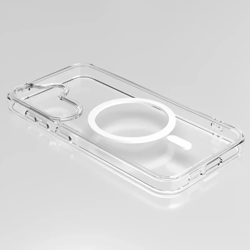 Przezroczyste etui OSOVA do Samsung Galaxy S25 z wbudowanym magnesem MagSafe