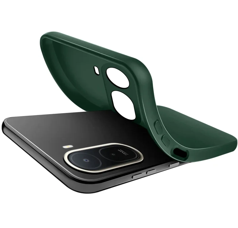 Miękkie, elastyczne etui silikonowe do Xiaomi Redmi A7 Pro z matowym wykończeniem, kolor zielony