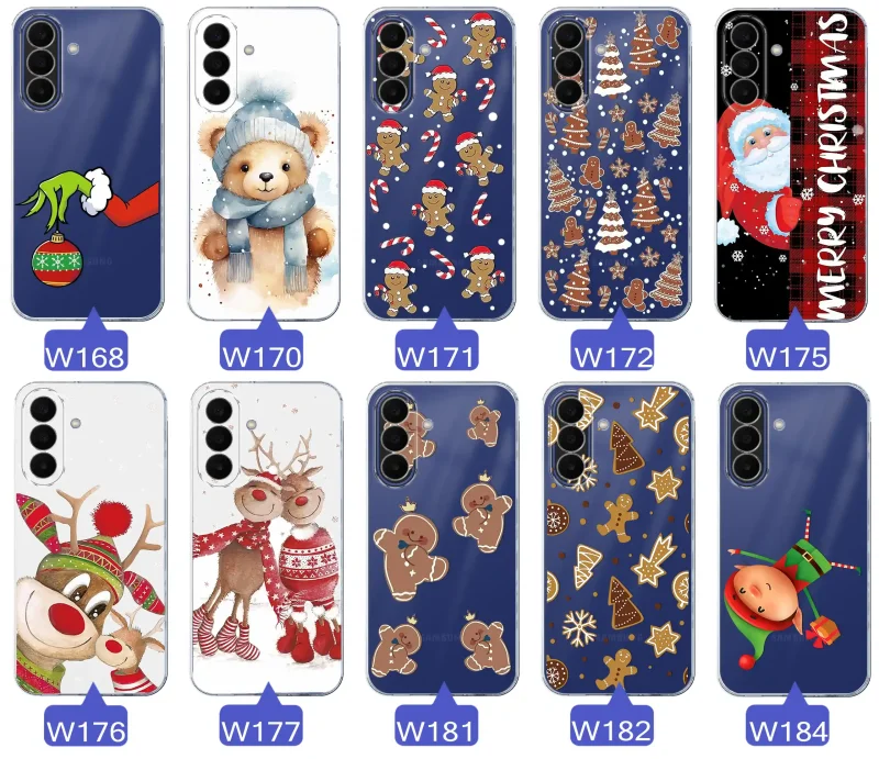 Motywy świąteczne i zimowe na etui do Samsung Galaxy A27 5G: misie, renifery i pierniczki