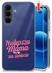Etui do Samsung Galaxy A27 5G przezroczyste różne wzory dla Mamy ze szkłem