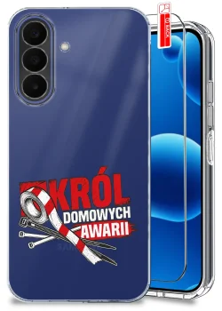 Etui do Samsung Galaxy A27 5G przezroczyste różne wzory dla Taty ze szkłem