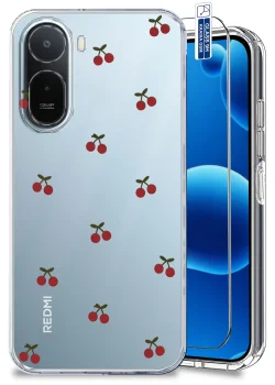 Etui do Xiaomi Redmi A7 Pro przezroczyste różne wzory modne ze szkłem