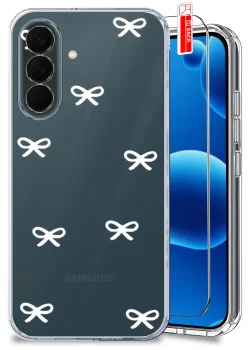Etui do Samsung Galaxy A37 5G przezroczyste różne wzory modne ze szkłem