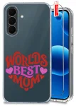 Etui do Samsung Galaxy A37 5G przezroczyste różne wzory dla Mamy ze szkłem