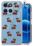 Etui do Motorola Moto G15 / G17 / Power przezroczyste różne wzory modne ze szkłem