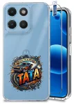Etui do Motorola Moto G15 / G17 / Power przezroczyste różne wzory dla Taty ze szkłem