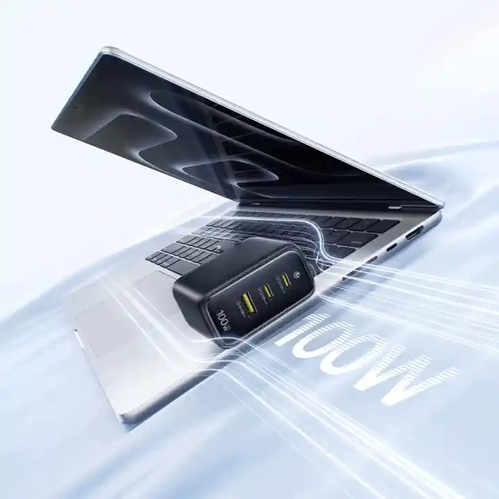 Ładowarka Baseus GaN 100W do laptopa z szybkim ładowaniem przez USB-C