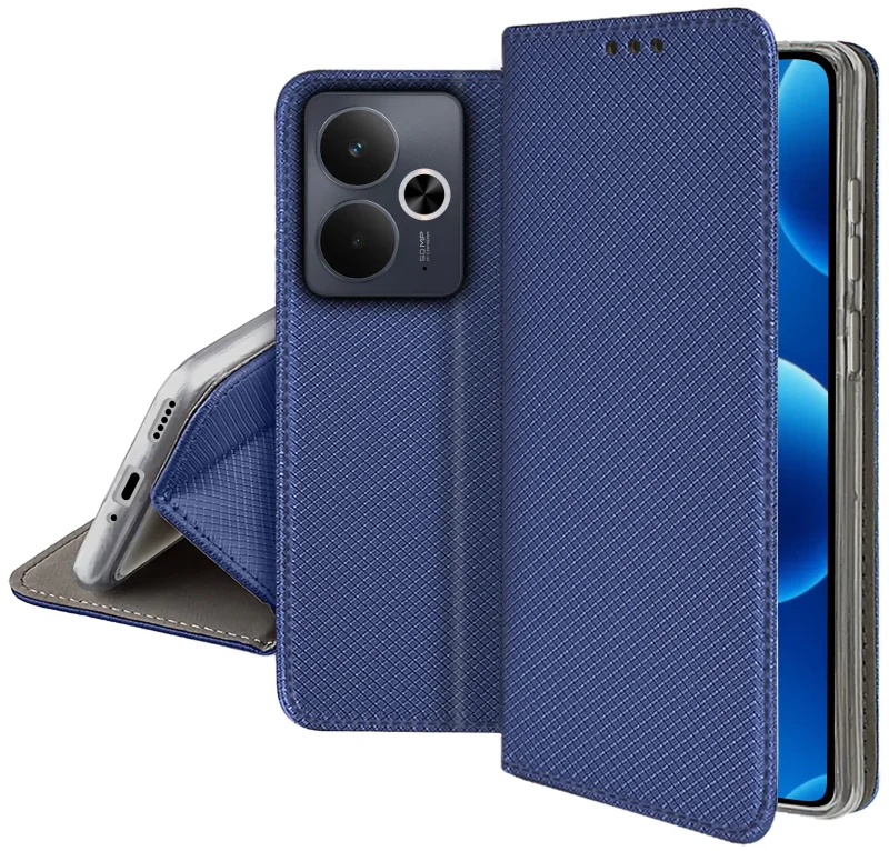 Etui z klapką do Realme 14T 5G z funkcją stojaka i wycięciem na aparat