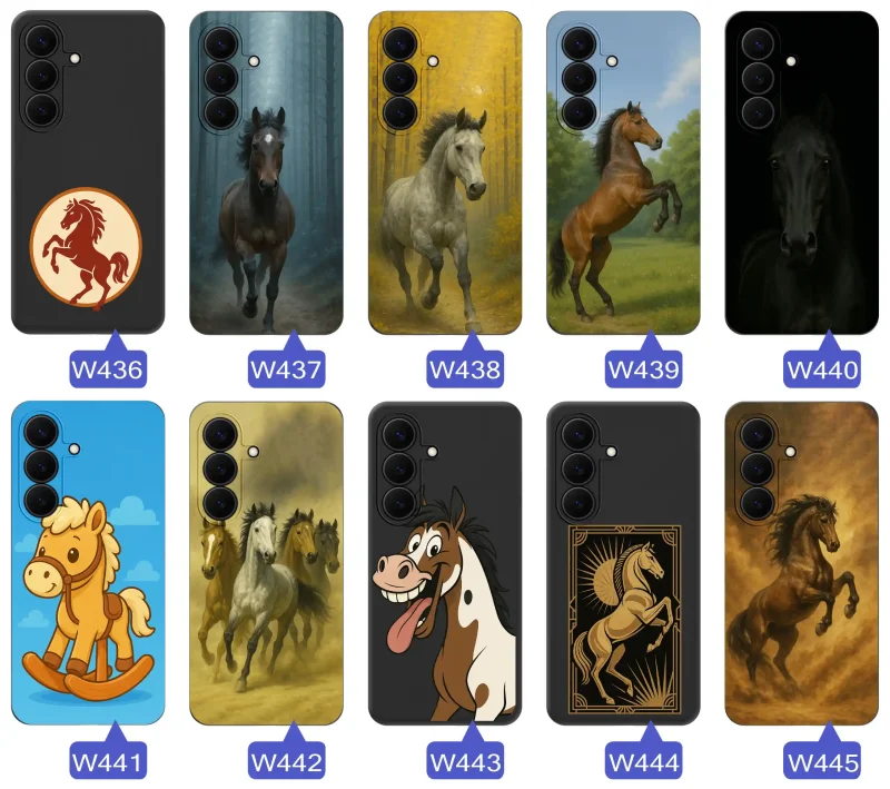 Kolekcja etui do Samsung Galaxy S26 FE z końmi, jednorożcami, pegazami i motywami jeździeckimi