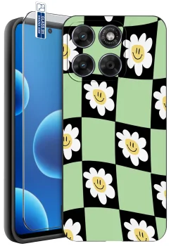 Etui do Motorola Moto G67 5G / G77 5G różne wzory fajne ze szkłem