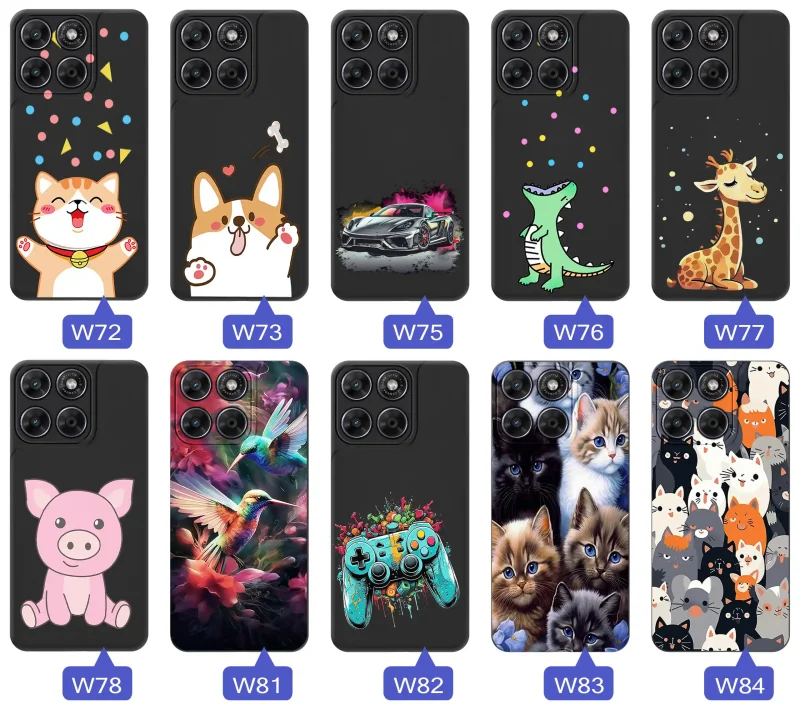 Etui do Motorola Moto G67 5G / G77 5G z fajnymi wzorami: artystyczne, zabawne i stylowe wzory dopasowane do różnych gustów